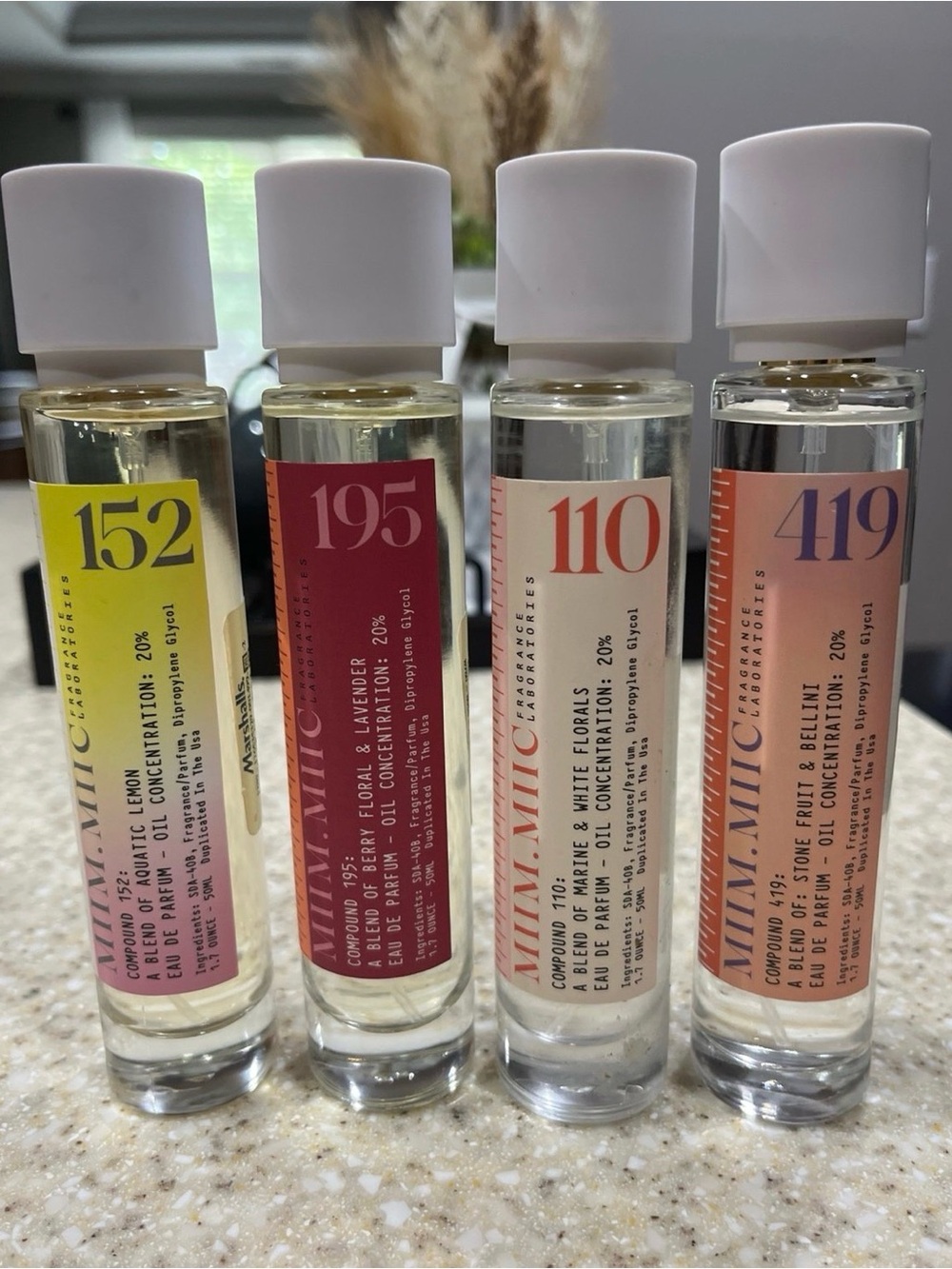 MIIM.MIIC 152,195,110 & 419 Eau de Parfum 4-Piece Set